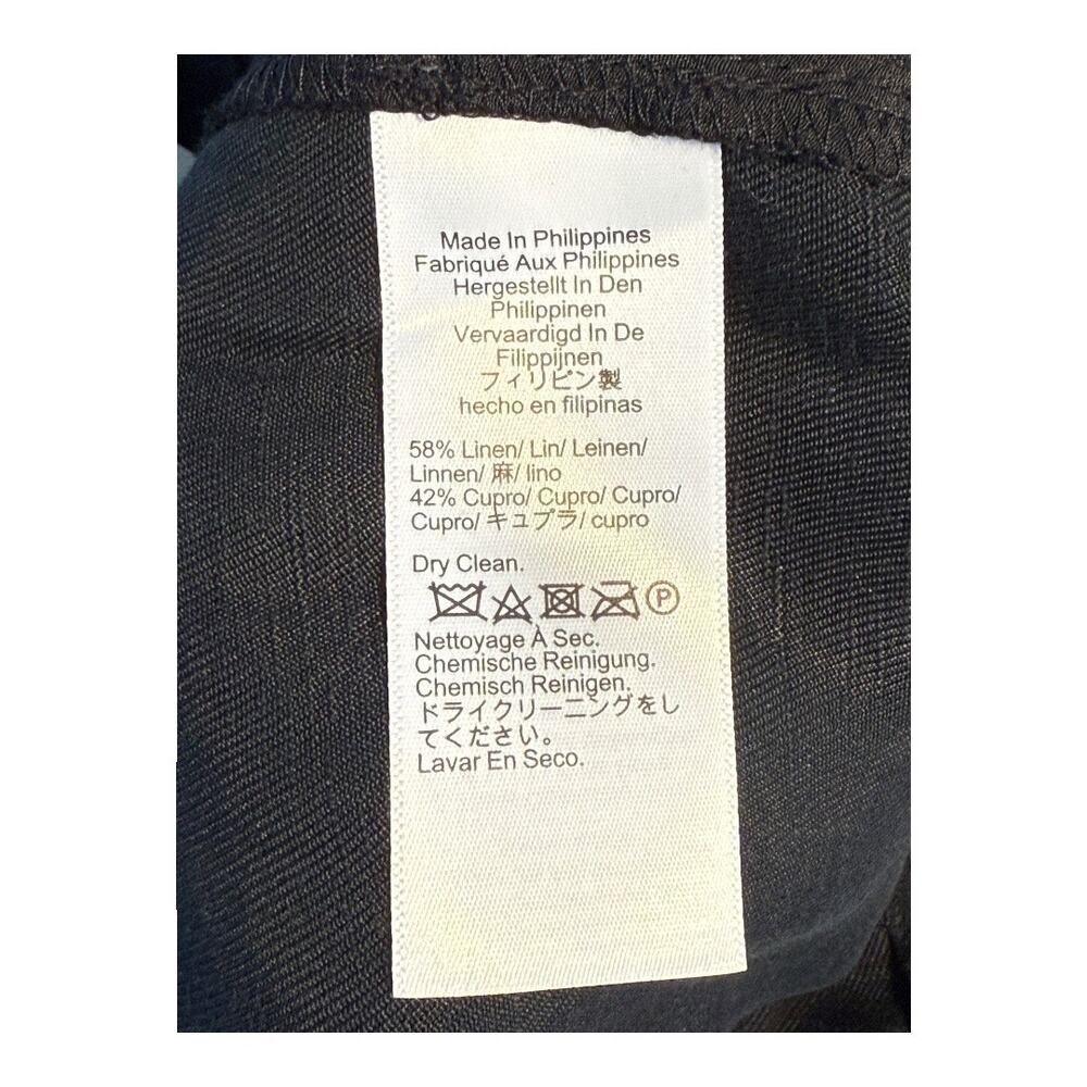 J. Crew Pleated pull-on pant in linen-cupro blend - Picture 6 of 9